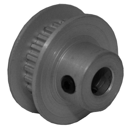 B&B Manufacturing 22MP012-6FA2, Timing Pulley, Aluminum, Clear Anodized, 22MP012-6FA2